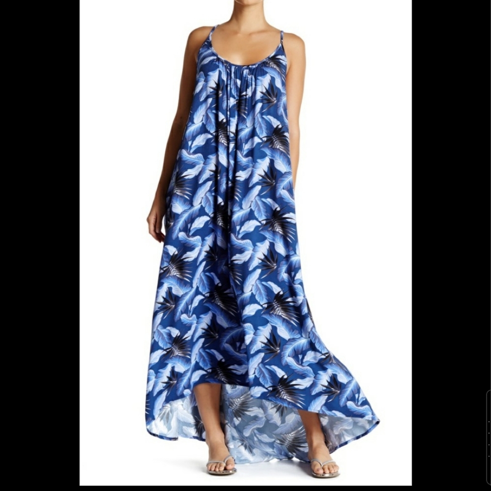 NWT Mikoh Biarritz Double Scoop Maxi Dress